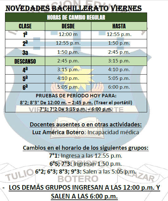 HORARIO